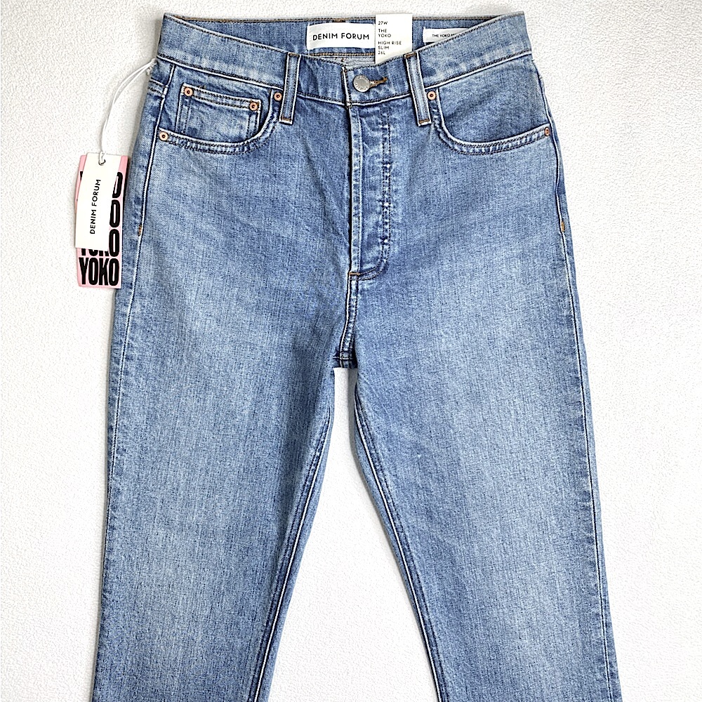 Denim Forum Aritzia 'The Yoko High Rise' Slim
High-waisted Denim Jeans Size (27) - Picture 3 of 15